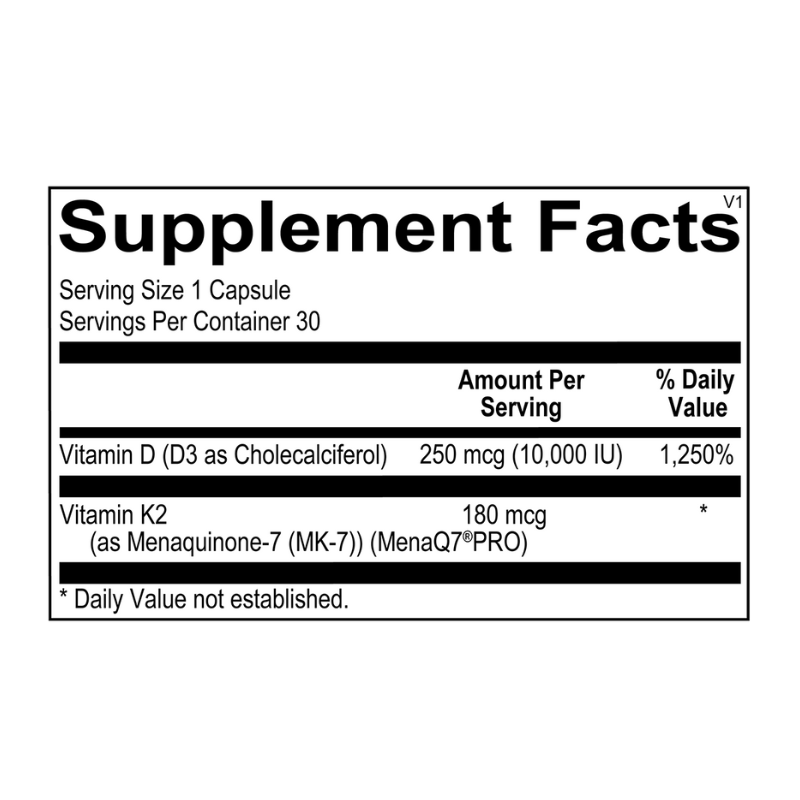 Vitamin D3/K2 MAX